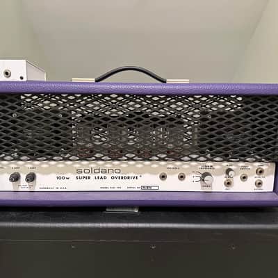 Soldano SLO-100 Head 2006 - Purple image 3