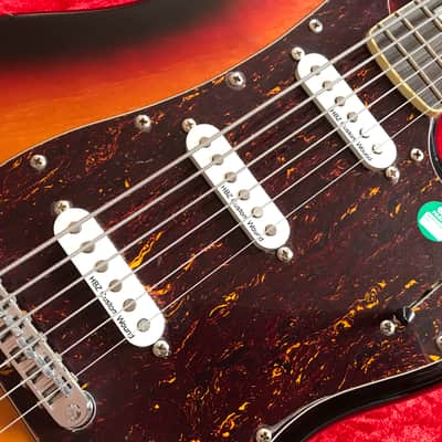 Harley Benton GuitarBass VS - Bass VI style in Sunburst image 7