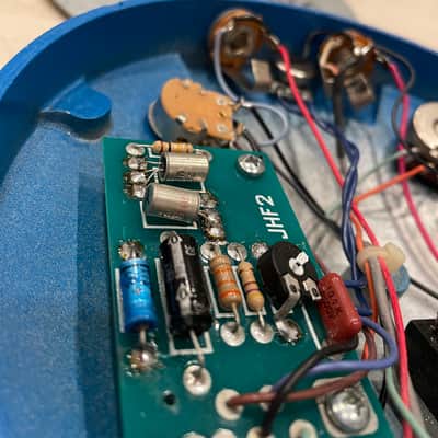 Analogman modded JHF2 Fuzz Face - SB175 - Rare Color! image 4