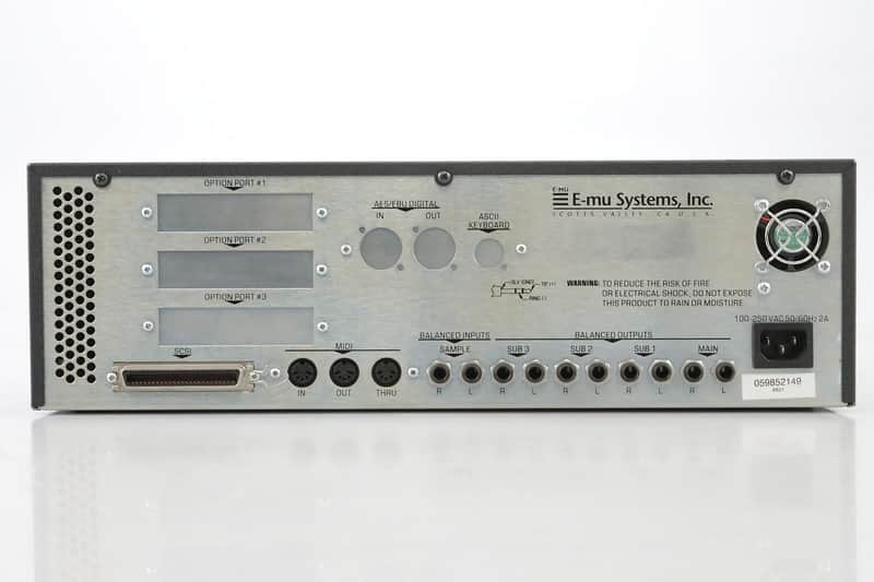 E-MU Systems E4X Turbo Rackmount 128-Voice Sampler Workstation image 2