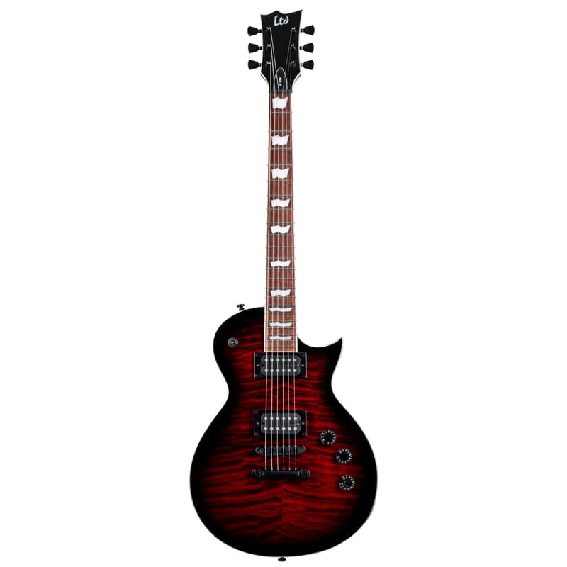Eclipse EC-256QM Electric Guitar - See Thru Black Cherry Sunburst image 1