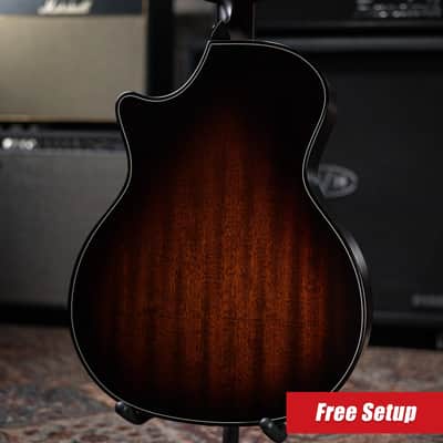 Taylor Next Generation Builder's Edition 324ce Grand Auditorium Acoustic/Electric Guitar - Tobacco Kona Burst with Hardshell Case image 2