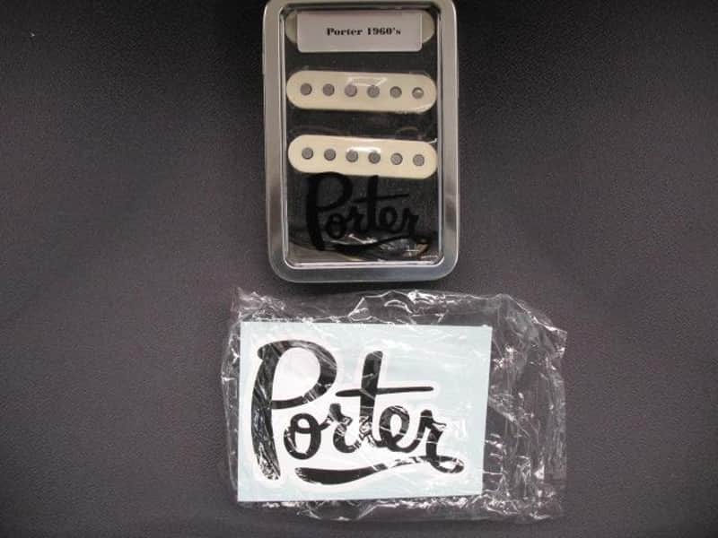 Porter Pickups 1960s Single Coils Set-Aged White image 1