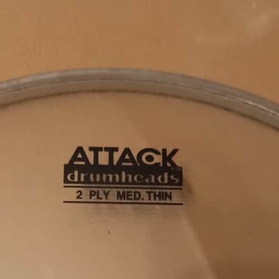 ATTACK DHTS2 12 - Drumhead Medium ThinSkin2 clear, 2 ply, size 12" image 2