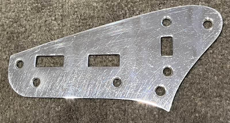 Fender Jaguar Upper Control Plate 1960’s - 1970’s - Chrome image 1