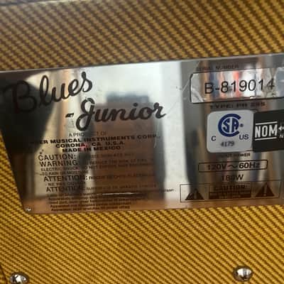Fender Blues Junior Lacquered Tweed 15-Watt 1x12" Guitar Combo 2016 - Present - Lacquered Tweed image 4