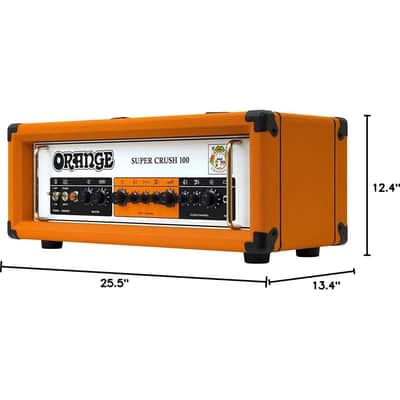 Orange Amplification Super Crush 100 2-Channel 100W Class A-B Power Guitar Amplifier Head image 8