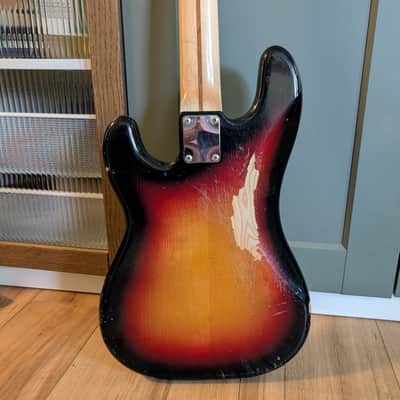 1984 Squier Precision Bass SQ Series MIJ Fujigen Japan with 1989 Fender CIJ Precision Bass neck image 5