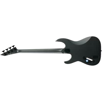 ESP LTD M-4 Black Metal Bass Guitar - Black Satin image 6