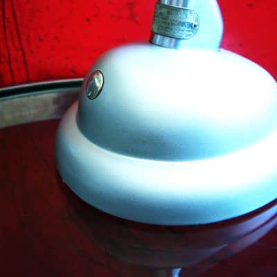 Vintage 1940's Shure 55 / 55S dynamic microphone satin chrome w S-36 desk stand Elvis 55S # 9 image 14