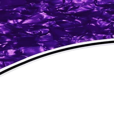 Vintage 5-Hole Tele Pickguard 4 Ply Electric Guitar Pickguard Scratch Plate for USA/Mexican Vintage Style Fender Tele Telecaster JT/HB-18 Purple Pearl image 3
