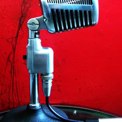 Vintage 1950's Astatic 77 / 77A / 77L dynamic cardioid microphone w cable Multi Z WORKS Shure 55S image 15