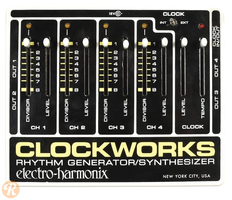 Electro-Harmonix Clockworks Rhythm Generator / Synth | Reverb