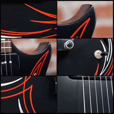 Gibson N-225 Satin Ebony with Pinstripes 2013 w/OHSC image 10