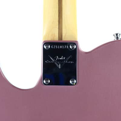 2008 Fender Custom Shop Custom Classic NOS Telecaster Burgundy Mist - Ash Body, FIGURED NECK, Rosewood Board, Rare Color image 19