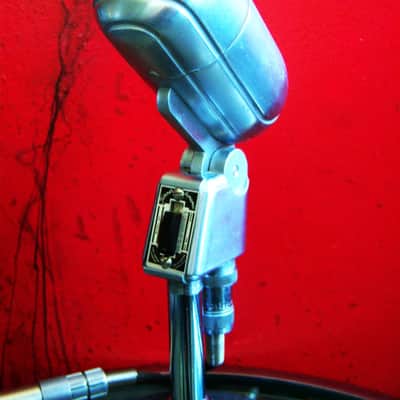 Vintage RARE 1940's Turner S211 dynamic microphone w cable Hi Z harp mic 77A 101C 211 22D 33D image 7