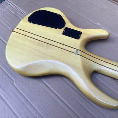 Samick Vintage 5 string bass 90’s / alembic construction style gorgeous wood image 15