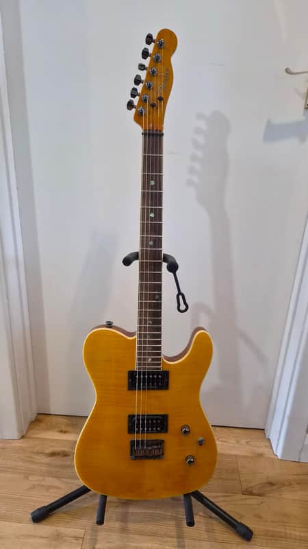 Fender Special Edition Custom Telecaster FMT HH with Laurel Fretboard 2019 - Present - Amber image 1