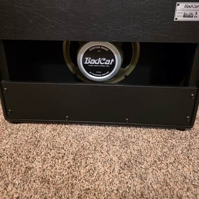Bad Cat Black Cat 1x12" Guitar Speaker Cabinet 2022 - Present - Black with Gold Weave Grille image 2