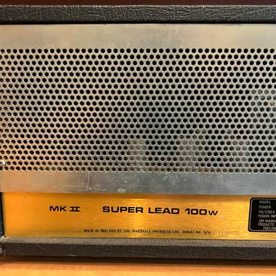 Marshall JMP 1959 MK II Super Lead 2-Channel 100-Watt Guitar Amp Head 1975 - 1981 - Black image 7