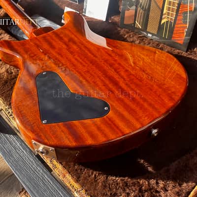 ♚AMAZING♚PRS Artist Custom PAULS GUITAR ♚ HONDURAN !♚ 'AAAAA' Flame ♚ BLACK GOLD ♚ Brushstroke Birds ♚7.6LB♚22*24 image 14