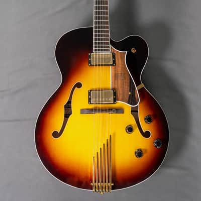 Heritage - Standard Eagle Classic Hollowbody Electric Guitar - Original Sunburst 2023 + Case image 1