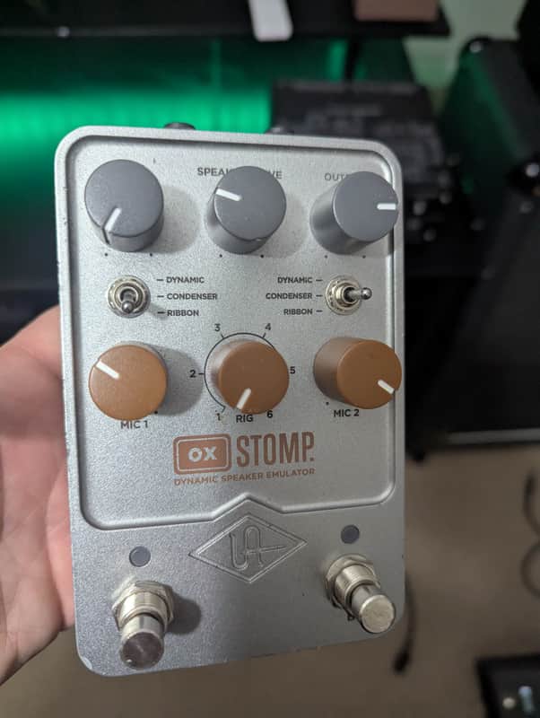 Universal Audio OX Stomp Dynamic Speaker Emulator 2023 - Present - Silver