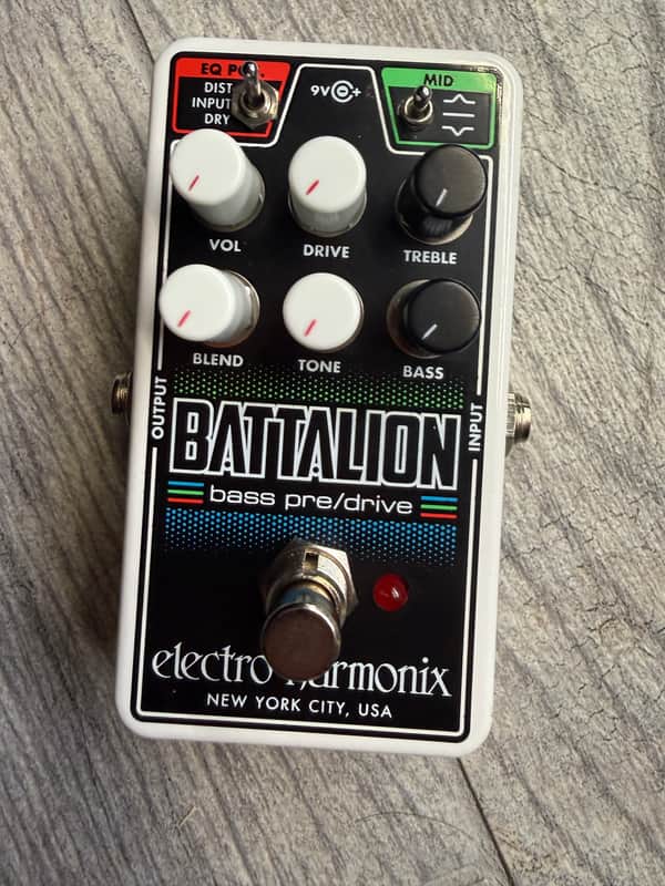 Electro-Harmonix Nano Battalion Bass Preamp and Overdrive *FREE SHIPPING* image 1