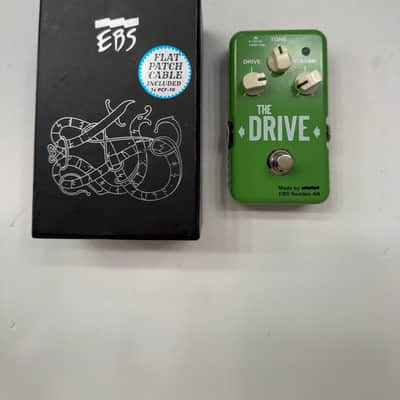 EBS The Drive Overdrive Boost Distortion Guitar Bass Effect Pedal + Original Box