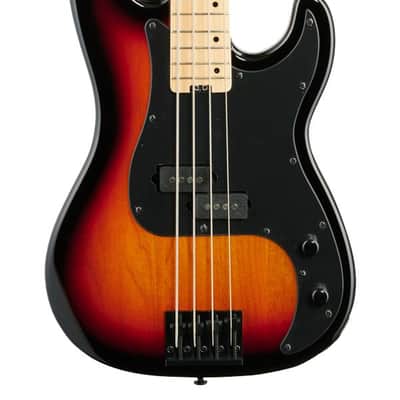 Schecter P-4 Bass Guitar 3-Tone Sunburst image 3