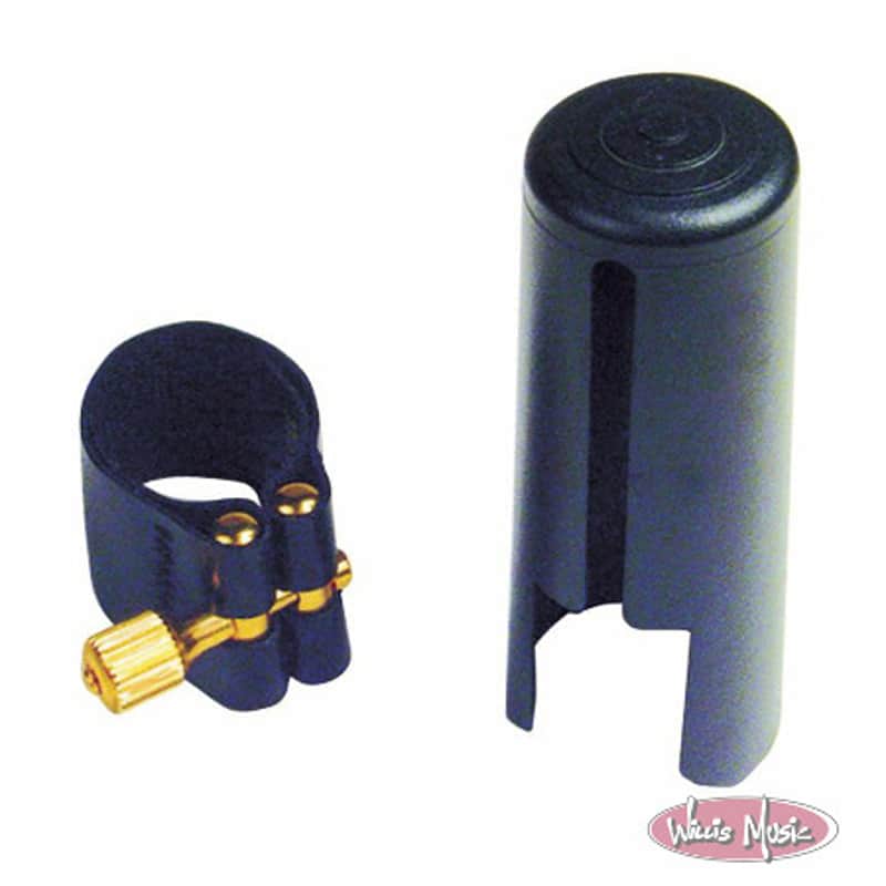 Rovner 1RL Dark Ligature, Alto Sax std. or Tenor slim, hard rubber style image 1