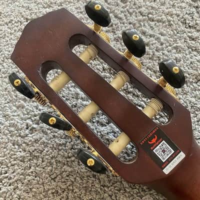 Custom Electric Classical Guitar, Spruce Top Body with Okoume Wood Neck, 22 Frets Rosewood Fingerboard image 14