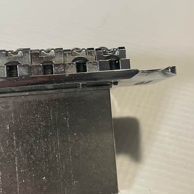 2000's Schaller Original Made in Germany Chrome Floyd Rose Pro Electric Guitar Tremolo Bridge Set & Brass Block image 17