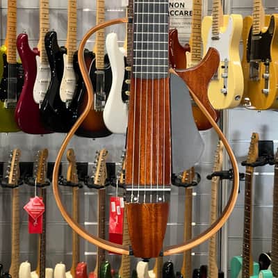 Yamaha   Slg200 N Silent Guitar Nylon Classical Natural image 1