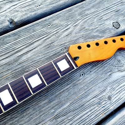 Telecaster neck, roasted flame maple image 1