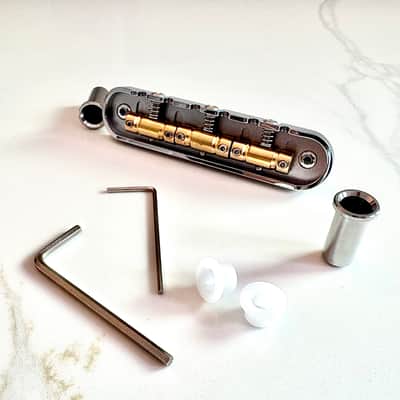 Chrome Plated Brass Fender Jazzmaster / Jaguar Offset Bridge image 5