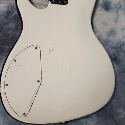 Vintage 1985 Korea Black Bass Guitar Body Project Luthier Parts image 4