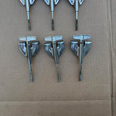 6x Pack Vintage Tama Superstar Imperialstar Bass Drum Tension Rods and Claws image 2