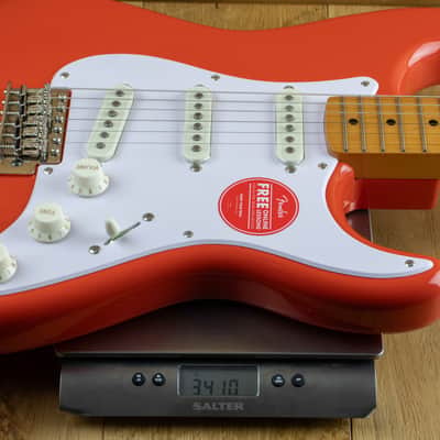 Squier Classic Vibe 50 Strat Fiesta Red ISSE25004319 image 2
