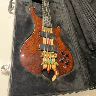 Alembic Signature Deluxe Mark 5 String Bass Guitar Cocobolo image 18