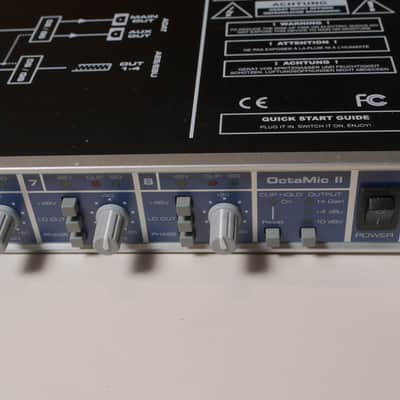 RME OctaMic II 8-Channel Microphone Preamp / A/D Converter 2010s - Blue image 2