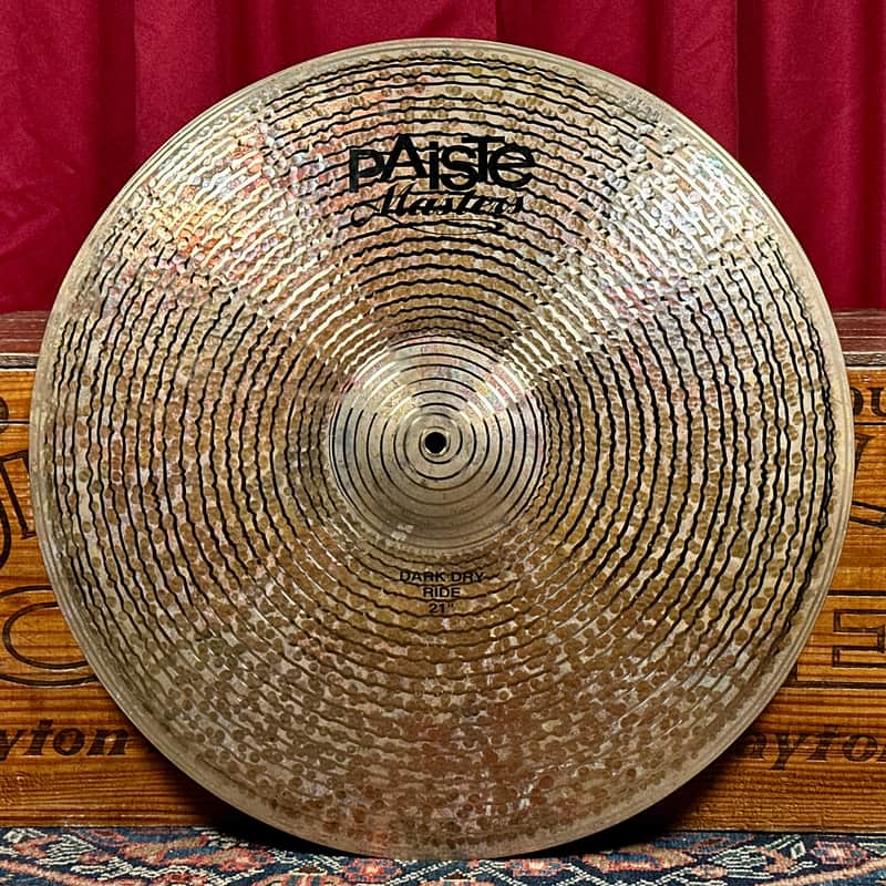 21" Paiste Masters Dark Dry Ride Cymbal 2830g *Video* image 1