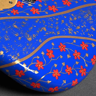 Fender Custom Shop Stratocaster "Blue with Red & Gold" Thorn / Gallenberger Project 2022 image 10