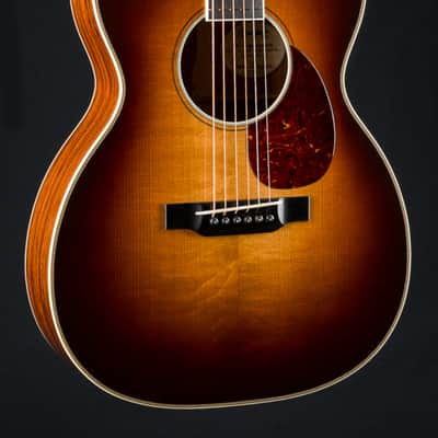 Bourgeois OM LSH Custom Aged Tone Adirondack Spruce and Granadillo Sunburst NEW image 1