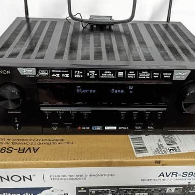 Denon AVR-S950H Receiver, 7.2 Channel (185W X 7) - 4K Ultra HD Home Theater w/ Box & Accessories image 2
