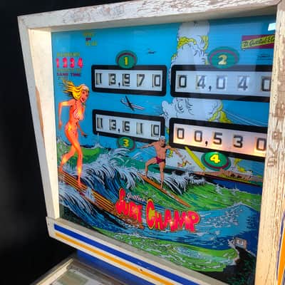 Aerosmith, Steven Tyler's "Surf Champ" Vintage 1970s Pinball Machine. image 3