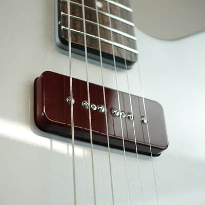 Danelectro Dan O. Mano Electric Guitar - Silver image 6