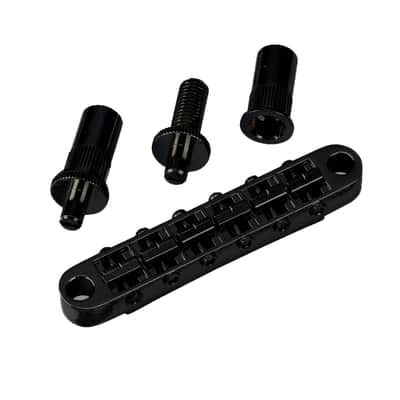Gotoh  Nashville Style Tune-o-matic Bridge GE103B-T Stud Mount (Black) image 1