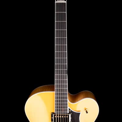 Heritage Eagle Classic Hollow Antique Natural Electric Guitar with Case image 11