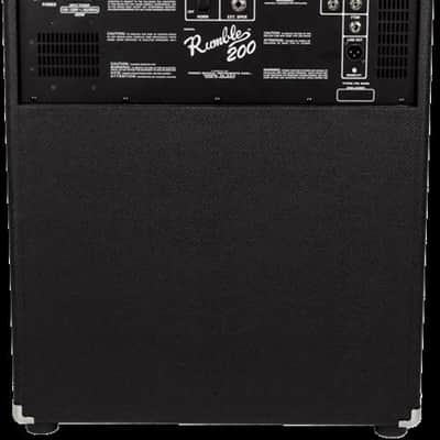 Fender Rumble 200 (V3), 120V, Black/Silver image 2